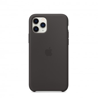 Custodia in silicone nera per Apple iPhone 11 Pro