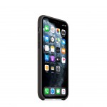 Apple iPhone 11 Pro schwarze Silikonhlle