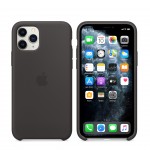 Coque en silicone noire Apple iPhone 11 Pro