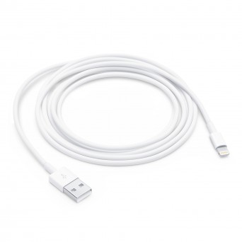 White USB cable x 2m lighting