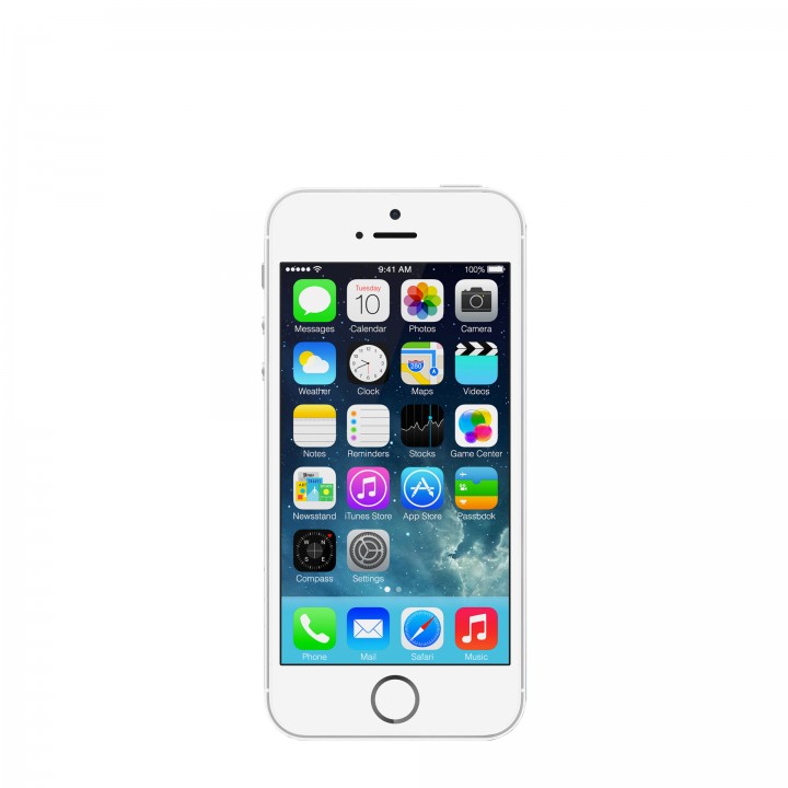 Apple iPhone 5s 16GB Grade C Silver used mobile phone cell