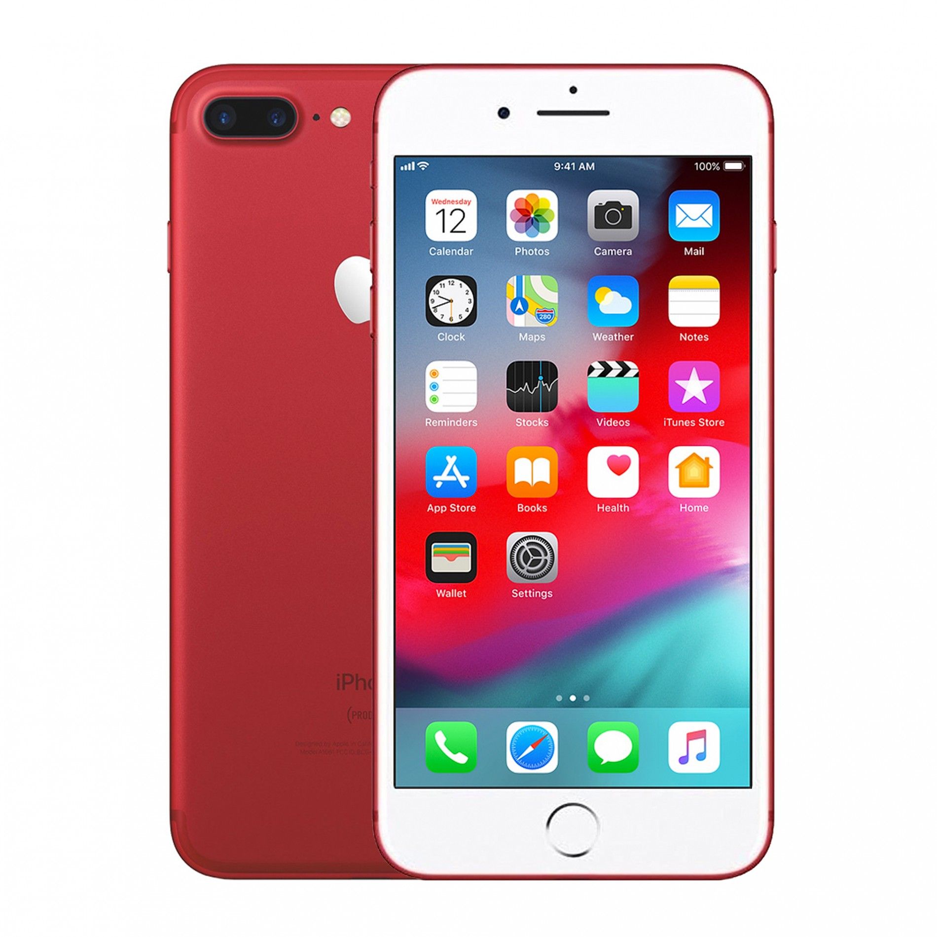 Apple iPhone 7 Plus 128GB Grade C Vermelho Telemóvel Usado