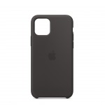 Coque en silicone noire Apple iPhone 11 Pro