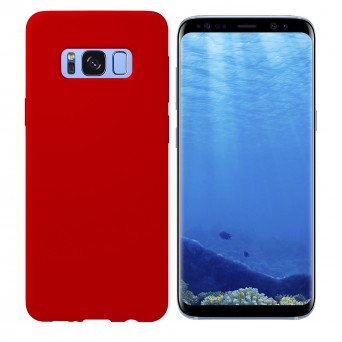 Capa silicone Samsung S8 Plus Vermelho Open Box Mobile