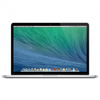 Apple Macbook Pro 2014 15.4" Intel Core i7 4770HQ 2.2Ghz 16GB 256GB SSD US Silver Grade C