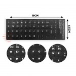 Black Portuguese Keyboard Stickers Novo