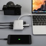 USB-C-Dockstation AUY CB-C59 Silber Novo