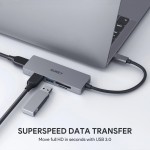 Station de quai USB-C Aukeke CB-C63 Silver Novo