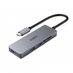 Dock Station USB-C Aukey CB-C63 argento Novo