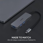 Estacin USB-C Muelle AUKY CB-C63 Silver Novo