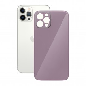 Coperchio posteriore della copertura del silicone in acrilico Griibi iPhone 12 Pro Lilla Mystic Novo