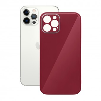 Coque Silicone Coque Acrylique Griibi iPhone 12 Pro Rouge Nouveau