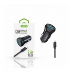 Carregador carro isqueiro USB Accetel CC262 Preto Novo