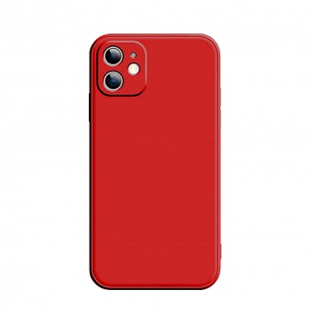 Cubierta De Silicona Roja Para iPhone 11