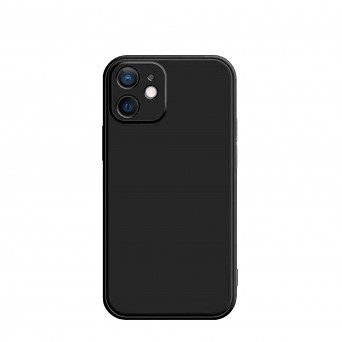 iPhone 12 Mini Black Silicon Cover