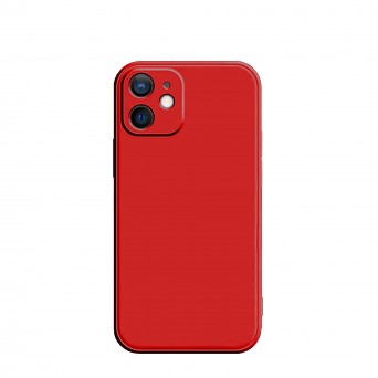 iPhone 12 Mini Cubierta De Silicona Roja