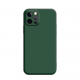 Copertina In Silicone Verde iPhone 12 Pro