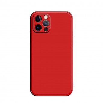 Capa Silicone iPhone 12 Pro Vermelho