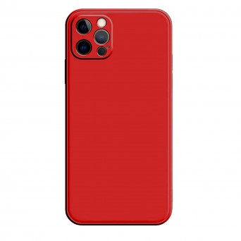 Capa Silicone iPhone 12 Pro Max Vermelho