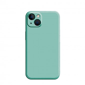 Couverture De Silicone Turquoise iPhone 13