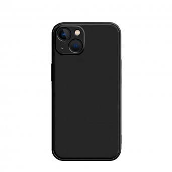 Cubierta De Silicona Negra Para iPhone 13