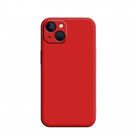 iPhone 13 Red Silicon Capa