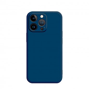 Capa Silicone iPhone 13 Pro Azul