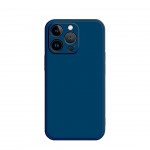 Capa Silicone iPhone 13 Pro Azul