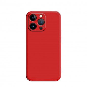 Portada De Silicona Roja Del iPhone 13 Pro Red