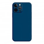 Capa Silicone iPhone 13 Pro Max Azul