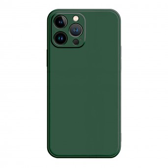 Cubierta De Silicona Verde iPhone 13 Pro Max Green