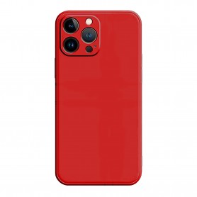 Capa Silicone iPhone 13 Pro Max Vermelho