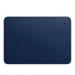 Leren Hoes Macbook 16" Midnight Blue Apple