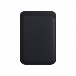 Portefeuille Cuir iPhone Pomme Noire