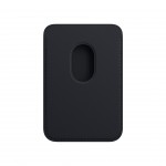 Portefeuille Cuir iPhone Pomme Noire