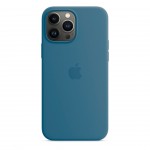 Custodia in silicone Apple iPhone 13 Pro Max blu cielo