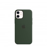 Apple iPhone 12 Mini Coque en Silicone Vert Chypre