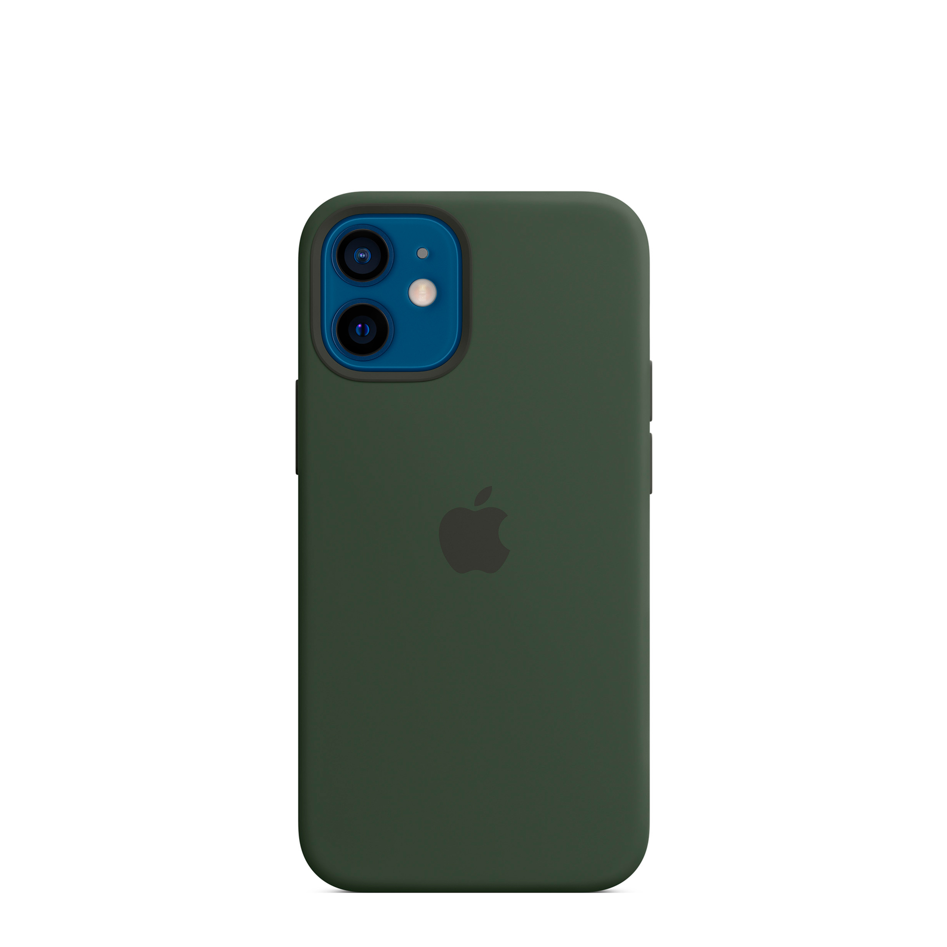 Apple - cecilia1122 Apple iPhone 12 Mini Green Cyprus Silicone Case | OpenBox